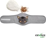 Baby Colic Gas and Upset Stomach Relief for Newborns-100% Cherry Seed-Heated Tummy Wrap-Colic Baby Swaddling Belt for Natural Relief–Soothing and Calming (Grey) - Image 5
